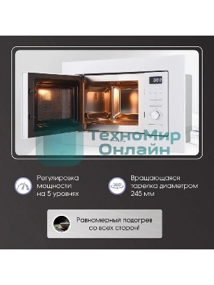 Встраиваемая микроволновая печь Zigmund & Shtain BMO 16.202 W