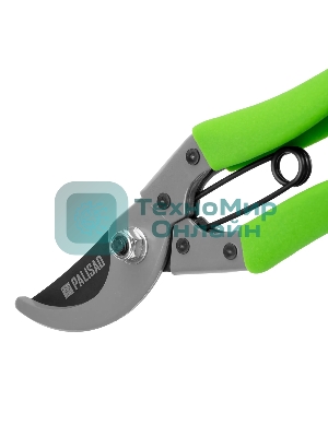 Секатор прямого реза Palisad 200 мм, стальные рукоятки, ПВХ оболочка, BASE