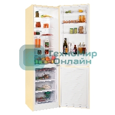 Холодильник Nordfrost NRB 164NF E бежевый двухкамерный 238/105 л морозилка снизу, No Frost