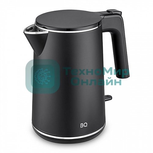 Чайник электрический BQ KT1716P черный. Мощность:1800 Вт, Объем 1л