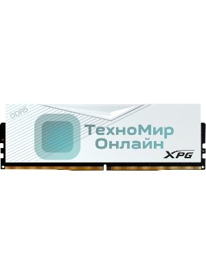 Оперативная память XPG Lancer, DDR5, 64GB (2x32GB), 6000MHz, CL30, DIMM, с радиаторами, белый