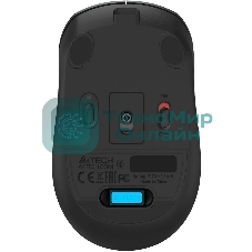 Мышь беспроводная A4Tech Fstyler FB26CS Air2 серый/черный, 2000 dpi, радиоканал, Bluetooth, USB, кнопки - 4