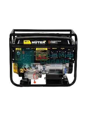 Электрогенератор бензиновый Huter DY8000LXA, 6.5 кВт, 81 дБ, 94 кг
