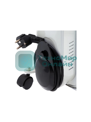 Обогреватель масляный MTX OCH-1000, белый, 1000 Вт, 15 м2, термостат