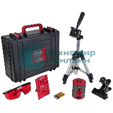 Нивелир лазерн. Elitech ЛН 2К 2кл.лаз. 635нм цв.луч. красный 2луч. (201468)