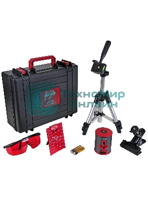 Нивелир лазерн. Elitech ЛН 2К 2кл.лаз. 635нм цв.луч. красный 2луч. (201468)