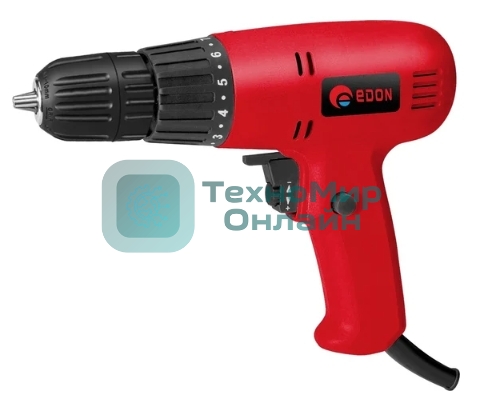 Дрель-шуруповерт Edon DS-350, 400 Вт, 23 Нм, щеточный