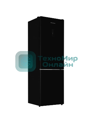 Холодильник Kuppersberg RFCN 2013 BG черное стекло двухкамерный 240/95л морозилка снизу, No Frost