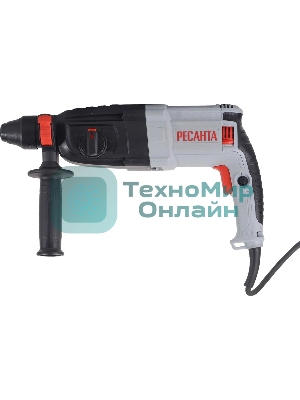 Перфоратор Ресанта П-32-1000К SDS-plus уд.:5.2Дж 1000Вт (кейс в комплекте)