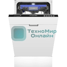 Встраиваемая посудомоечная машина Maunfeld MLP45230, белый, 44.8 см, 10 компл., 47 дБ, класс A++