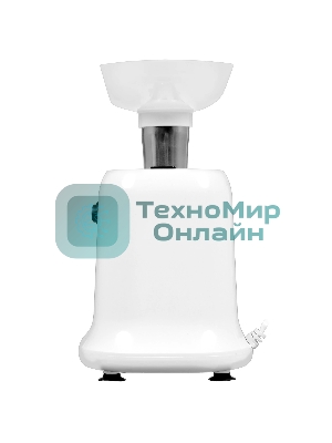 Мясорубка электрическая OLTO HM-080 белый, 1800 Вт, 1.5 кг/мин, реверс, защита от перегрузки, насадки - 4