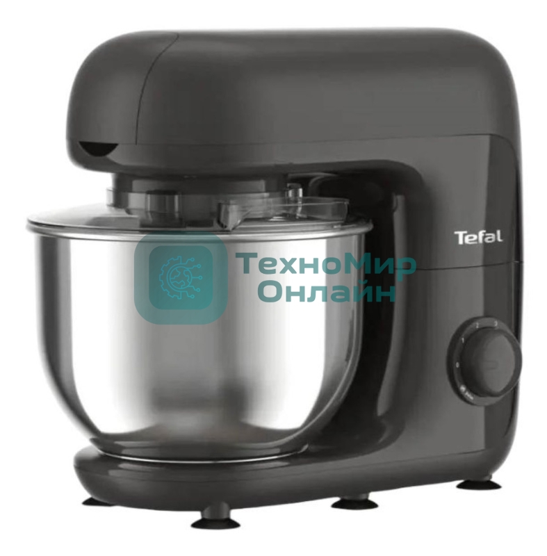 Кухонная машина Tefal Bake Essential QB161H38, черный/серебристый
