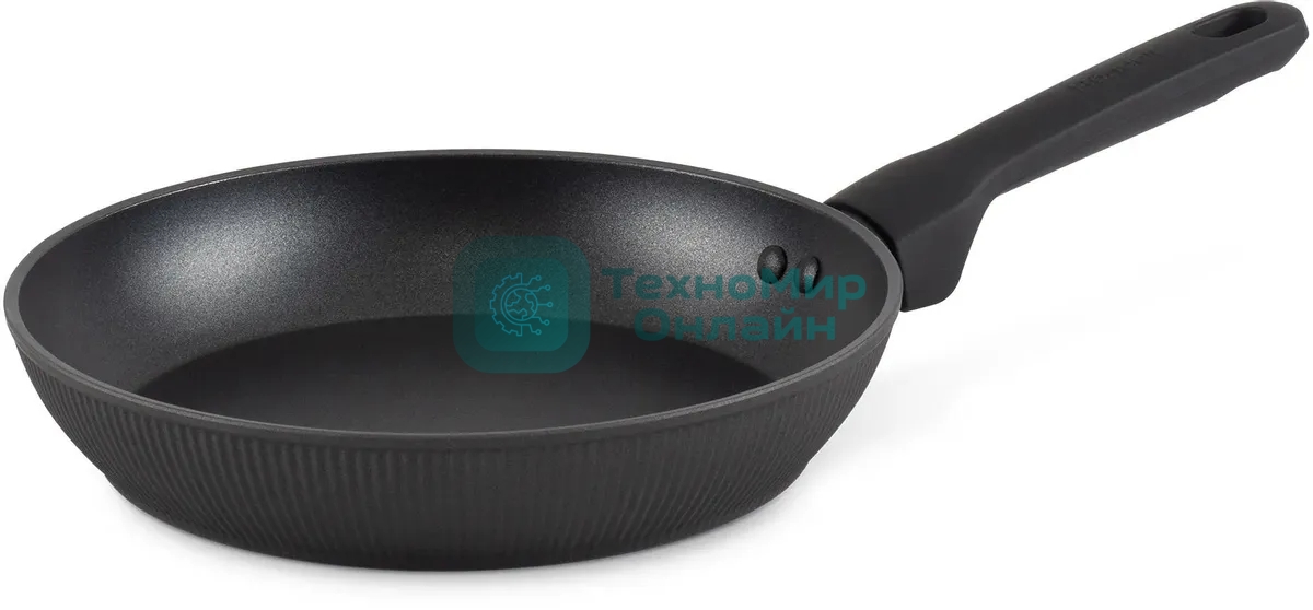 Сковорода Rondell Shell RDA-1928 круглая 24 см, покрытие: Xylan Plus ручка несъемная (без крышки) серый