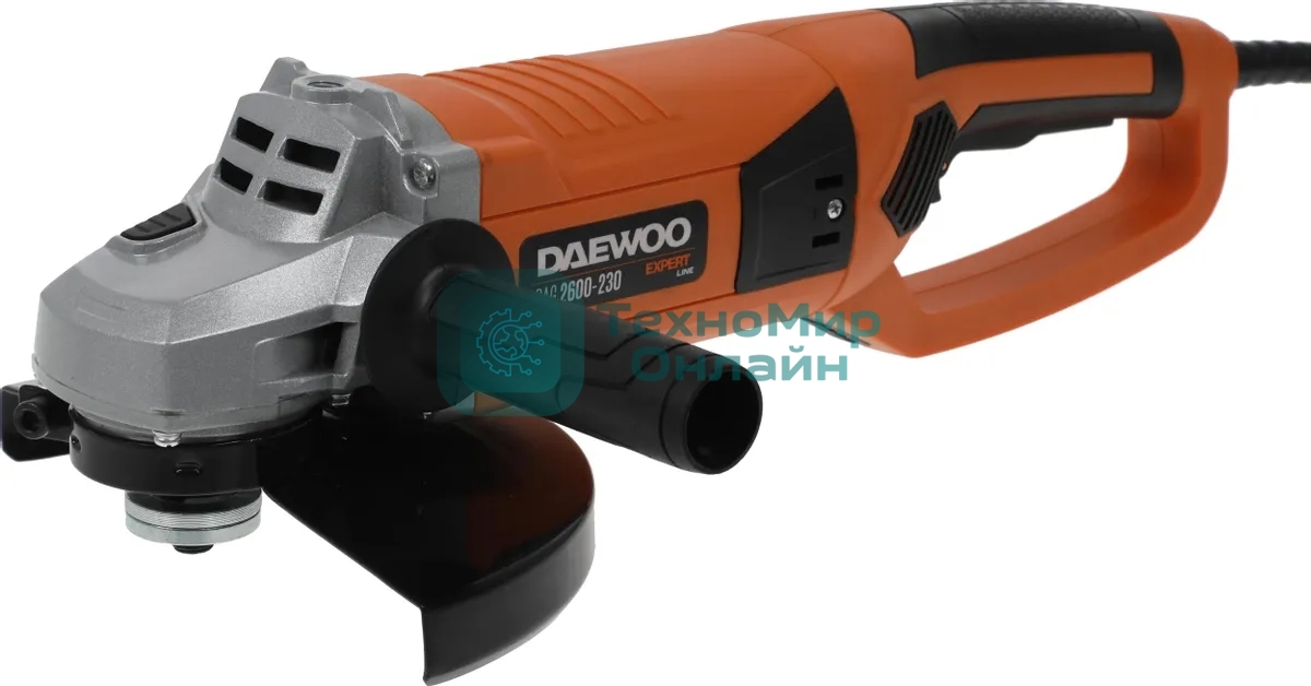 Угловая шлифовальная машина (болгарка) DAEWOO DAG 2600-230 2600Вт 230мм 6600об/мин