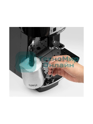 Кофемашина автоматическая DeLonghi ECAM 22.110.B черный, исп. кофе - молотый/зерновой, 1.8 л, 1450 Вт, 15 Бар.