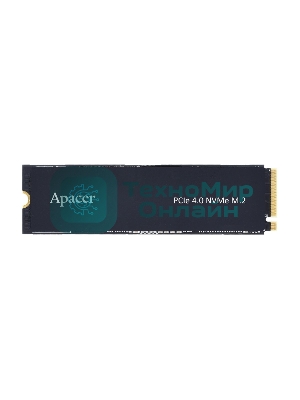Накопитель SSD Apacer AS2280Q4X, 512Gb, M.2 2280, PCIe 4.0 x4, NVMe, R/W 4500/2500, с радиатором
