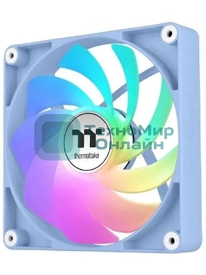Вентилятор для корпуса Thermaltake CT120 Sync Hydrangea Reverse ARGb 120х120x25 голубой 4-pin 31.2дБ (упак.:2шт) (CL-F200-PL12BU-A) Ret