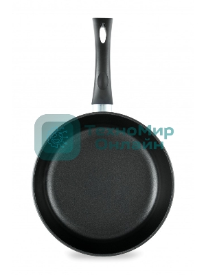 Сковорода НМП 9124 круглая/ручка несъемная (без крышки) черный