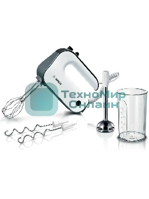 Миксер ручной Bosch MFQ49700 850Вт белый