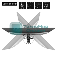 Настольная подставка ExeGate EDM1-3210-11D (для одного монитора 15