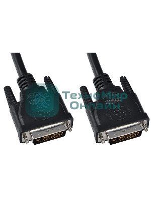 Кабель PERFEO D8101 DVI-D вилка - DVI-D вилка, 2 м