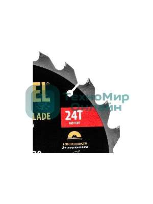 Пильный диск по дереву Denzel ф235 х 30 мм, 24 зубьев