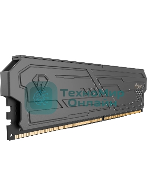 Оперативная память Netac Shadow III, DDR4, 32GB (2x16GB), 3200 MHz, CL16, с радиатором, чёрный