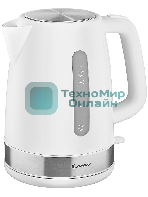 Чайник электрический Candy CK-101 1.7л. 2200Вт белый корпус: пластик