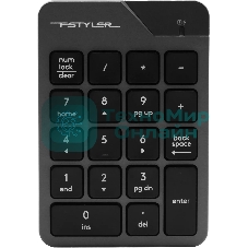 Числовой блок беспроводной A4Tech FGK21C, USB, Радиоканал, серый