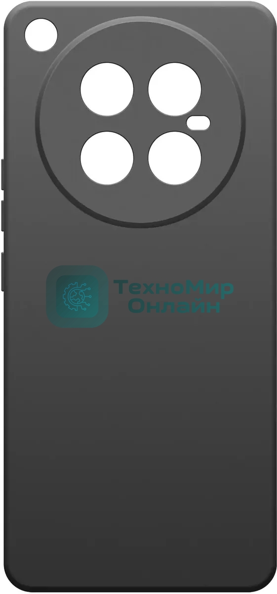 Чехол (клип-кейс) BoraSCO для Infinix Zero 40 4G Silicone Case черный (73813)