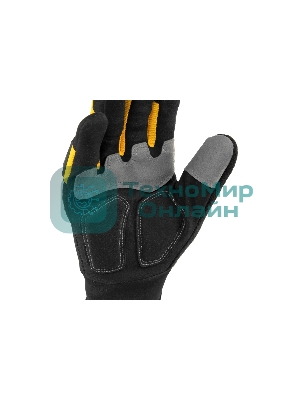Перчатки универсальные Denzel 68003 усиленные, с защитными накладками, размер 10