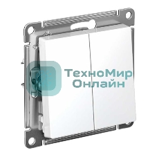 Механизм выключателя 2-кл. AtlasDesign (сх.5) 10АХ бел. SchE ATN000151