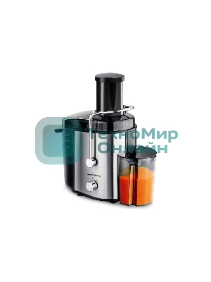 Соковыжималка Zigmund & Shtain EJ-751 стальной/чёрный, центробежная, 1000 Вт, 900 мл, механическое