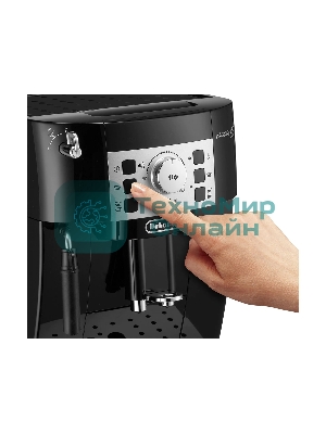 Кофемашина автоматическая DeLonghi ECAM 22.110.B черный, исп. кофе - молотый/зерновой, 1.8 л, 1450 Вт, 15 Бар.