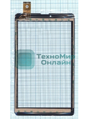 Сенсорное стекло (тачскрин) HSCTP-852B-8-V0. черное