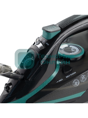 Утюг паровой Galaxy GL 6136 черный с зеленым