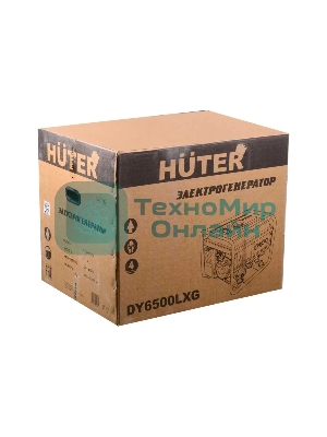 Электрогенератор бензиновый гибридный Huter DY6500LXG, 5 кВт, 71 дБ, 75 кг