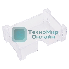 Подставка Deli E7621 для визиток 103х68х34мм, прозрачный