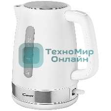 Чайник электрический Candy CK-101 1.7л. 2200Вт белый корпус: пластик