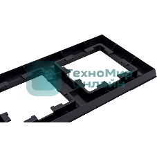 Рамка 4-местная IEK BRITE РУ-4-БрЧ черный