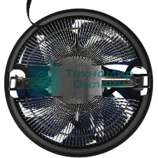 Кулер Digma D-CPC95-PWM2 синий/черный 120мм алюминий 1500rpm 29db 4-pin 95W 66мм