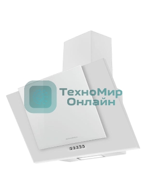 Вытяжка наклонная Maunfeld Wind 60 A белый, 60 см, 700 куб. м/ч, 47 дБ