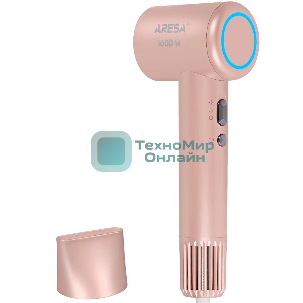 Фен ARESA AR-3234 розовый, 1600 Вт, ионизация