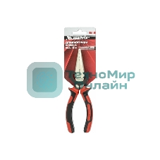 Длинногубцы Matrix NICKEL 17164 160 мм, прямые никелированные, двухкомпонентные рукоятки