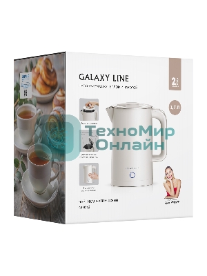 Чайник электрический Galaxy GL 0362 бежевый