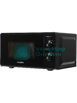 Микроволновая печь Hyundai HYM-M2045 черный, 20 л, 700 Вт, переключатели - поворотный механизм