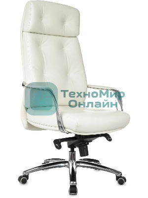 Кресло Бюрократ DAO/WHITE белый, кожа