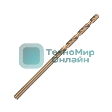 Сверло PATRIOT EXPERT по металлу, Р6М5К5, 2,5 мм, упаковка 10 шт