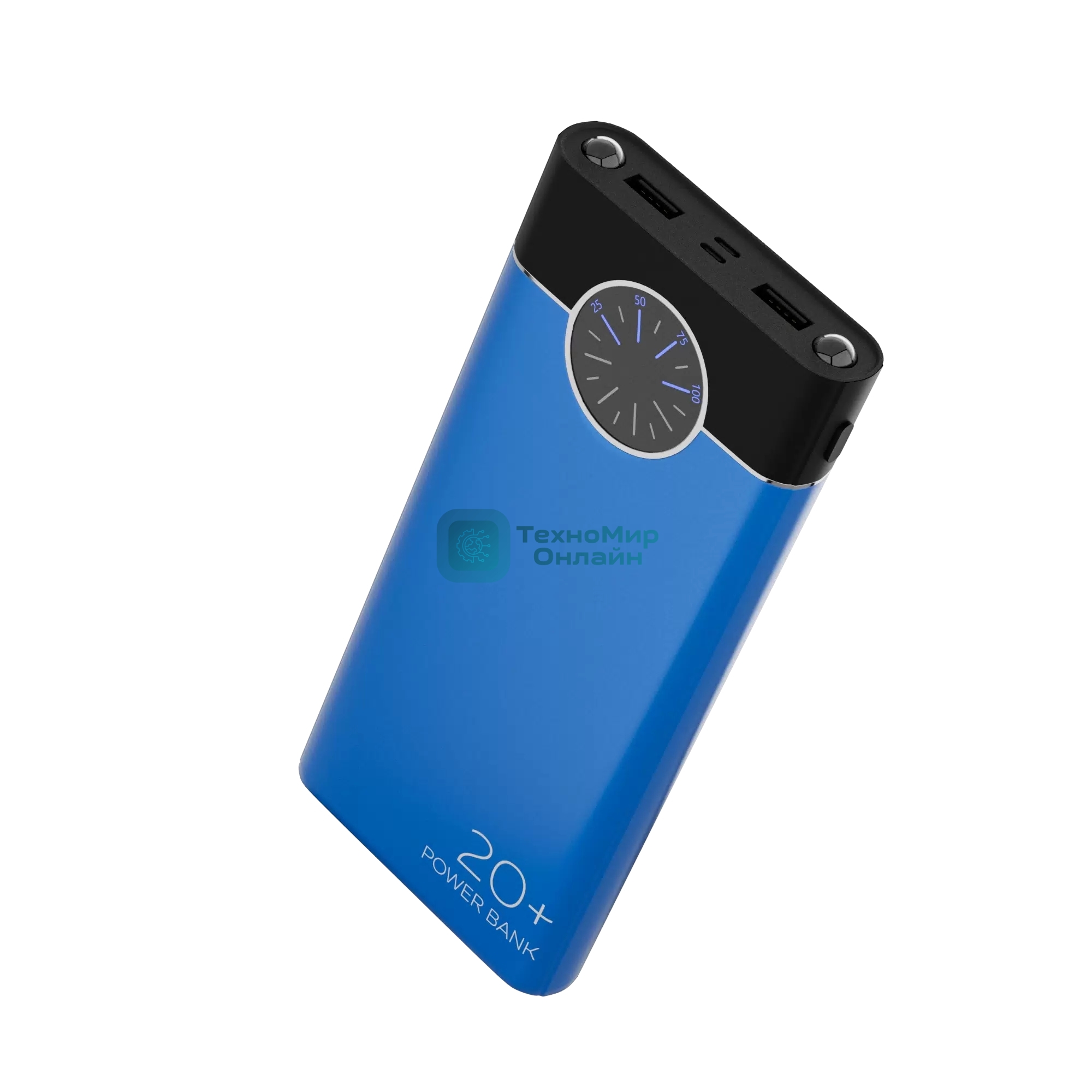 Портативный аккумулятор More choice (4610196406751) PB40-20 20000mAh Blue