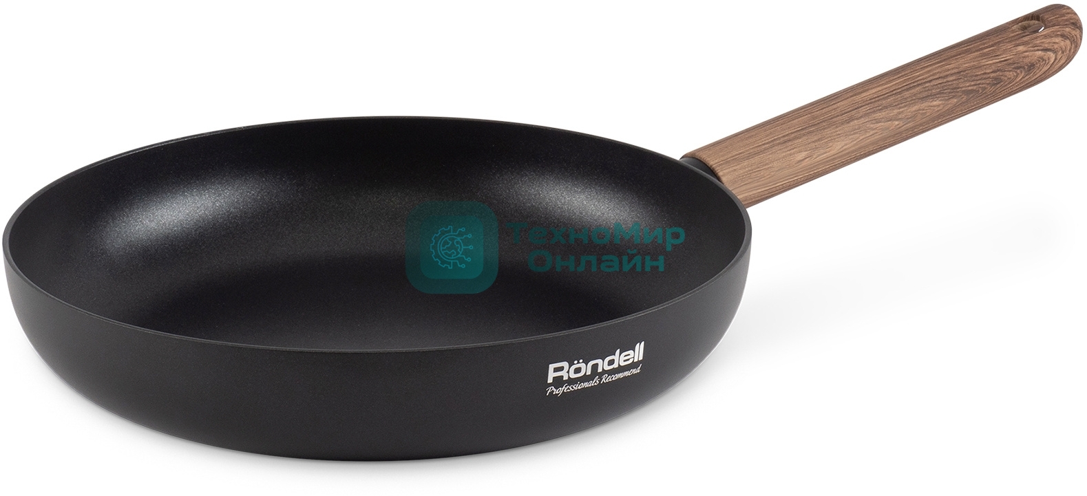 Сковорода Rondell Maple RDA-1938 круглая 26 см, покрытие: антипригарное ручка несъемная (без крышки) черный